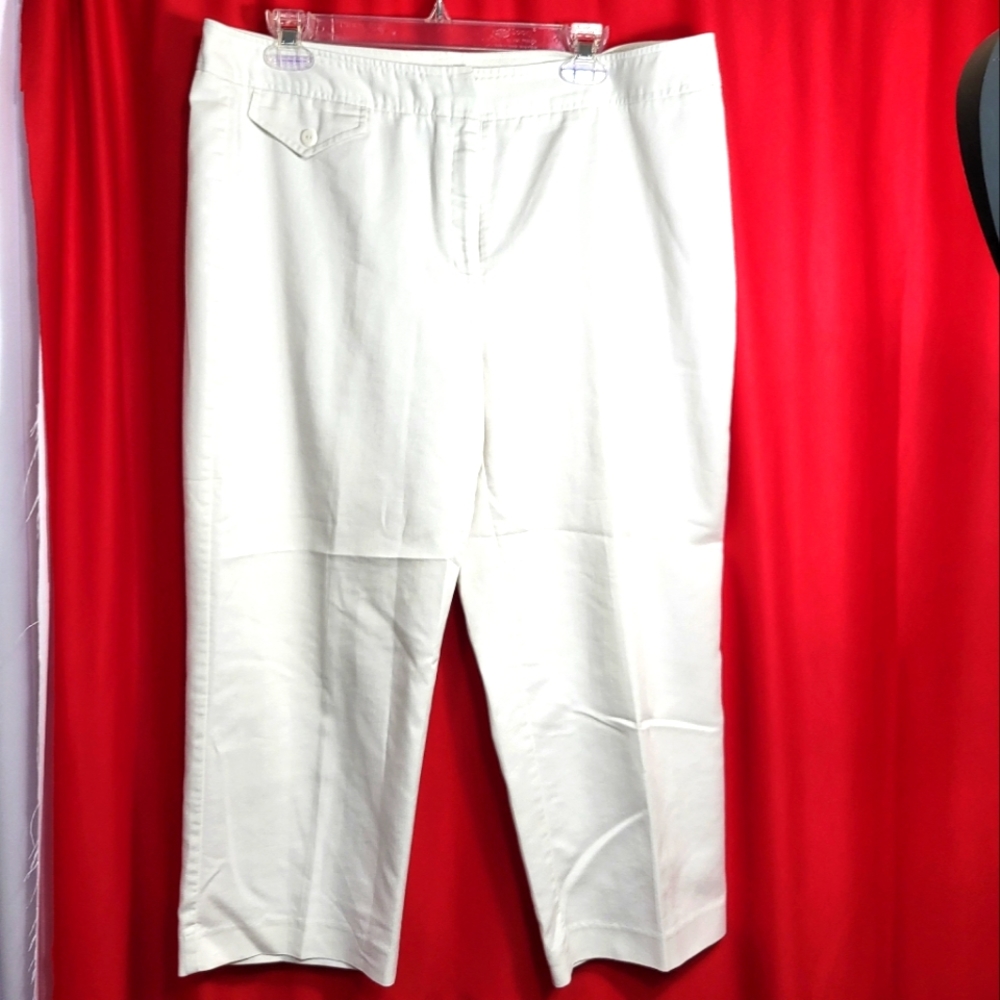 Requirements white capri pants women's 14 #747